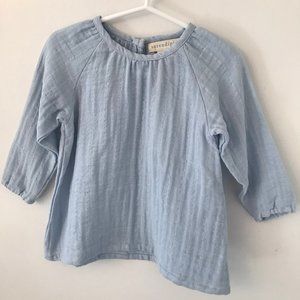 Serendipity Organics Steel Blue Girls Dress